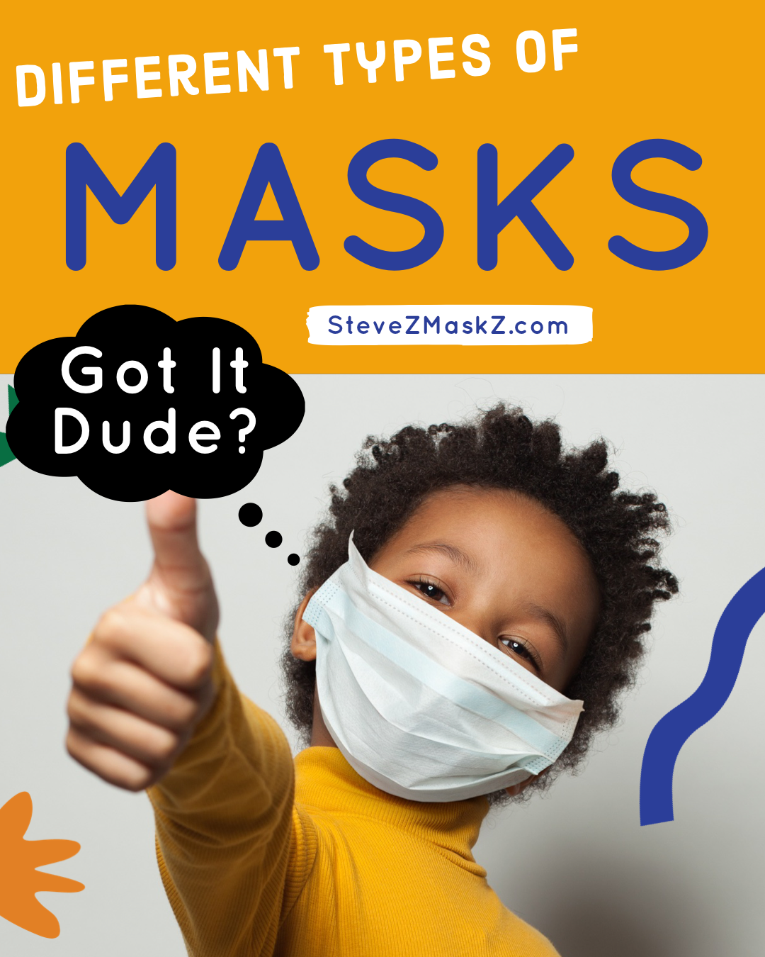 Different Types of Masks - There are many kinds of face masks available out there. Here is a list of some types of masks that you will come across.