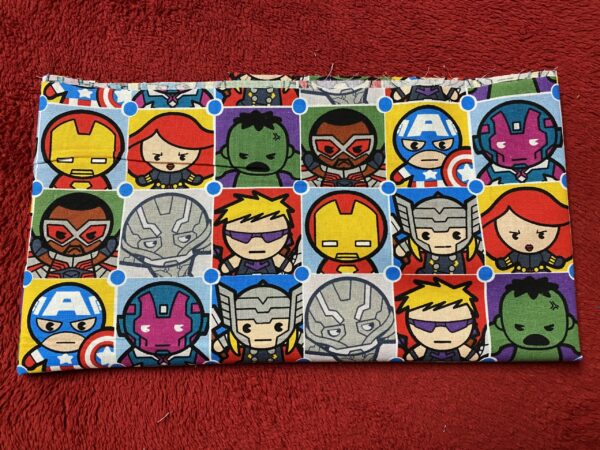 Marvel Characters Fabric Based on the CP62572 Character Tiles fabric.