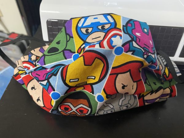 Marvel Characters Face Mask