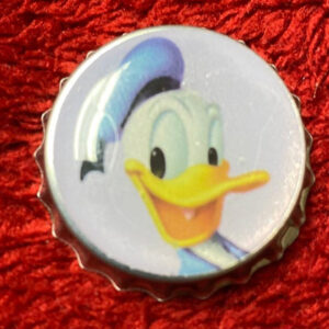 Donald Duck Bottle Cap Magnet #DonaldDuck