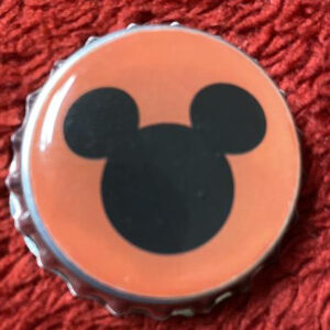 Mickey Ears Bottle Cap Magnet - a bottle cap with Pluto on it. #MickeyEars #MickeyMouse