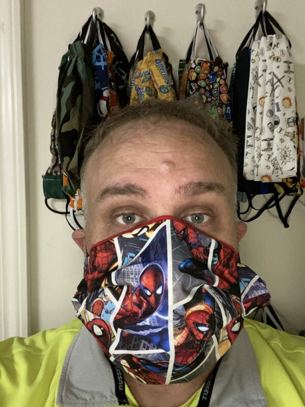 Shards Spider-Man Face Mask #Spiderman