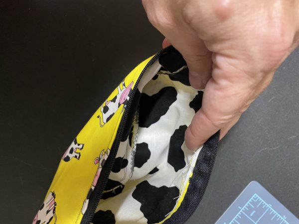 Holstein Cow Zipper Pouch - A Holstein cow themed zipper pouch. #ZipperPouch
