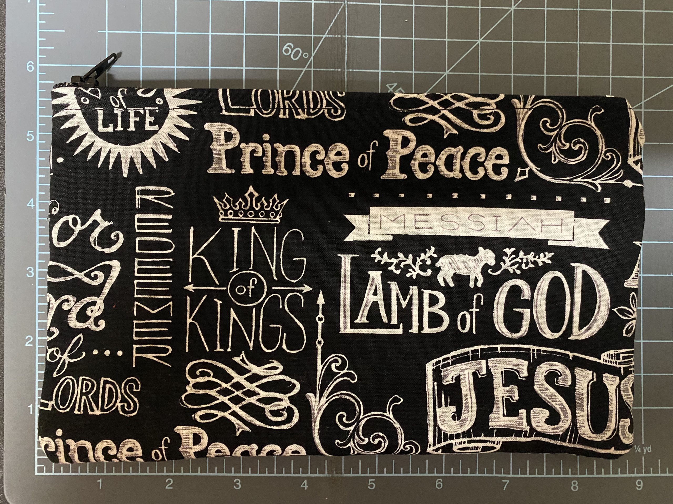 Names of Jesus Zipper Pouch - This is a zipper pouch that features the names of Jesus on it. #ZipperPouch