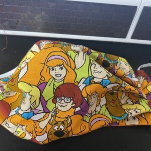 Scooby-Doo and The Gang Face Mask - This face mask is great for any who enjoys Scooby-Doo and the gang. #Scooby
