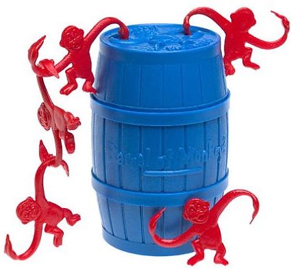 Monkeys in a Barrel as an Ear Saver - People are using Monkeys in a barrel as an ear saver. #Monkeys (Barrel of Monkeys)