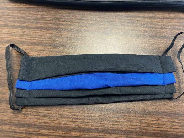 Back the Blue Face Mask - a face mask to help show your support for police and law enforcement.  #BacktheBlue