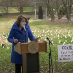 COVID-19 Memorial Unveiled - The front lawn of the City County Building in Knoxville, TN now has white flags in the lawn as a memorial for those who died of COVID-19 in Knox County, TN. #COVID19 #Knoxville #KnoxCounty