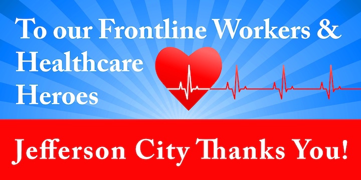 Appreciation Week for Frontline Workers, First Responders and Healthcare Workers - Jefferson City, TN Mayor Mitch Cain has declared January 25-29, 2021, Healthcare Professionals, First Responders and Frontline Workers Week. Everyone is encouraged to join in recognizing and honoring the devotion these individuals make to the health and well-being of our City.