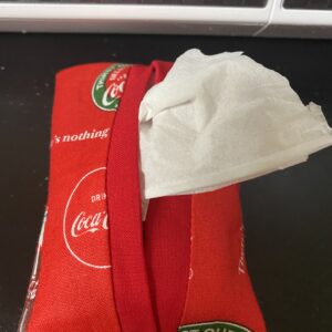 Coca-Cola Pocket Tissue Holder - Hold your pocket tissue in this Coca-Cola holder. #Coke #Coca-Cola