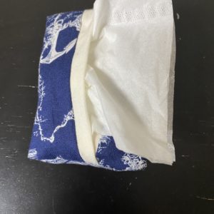 Blue Nautical Pocket Tissue Holder - a Nautical-theme pocket tissue holder.