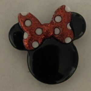 Minnie Mouse Ears Magnet - This is a magnet of Minnie Mouse Ears. #MinnieMouse