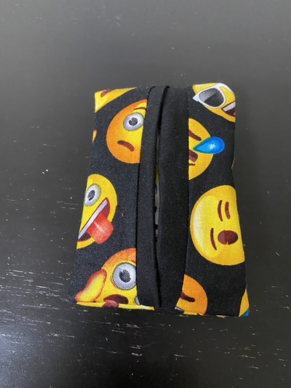 Emoji Pocket Tissue Holder - Get your tissue out of the many faces that hold your pocket tissues. #Emoji