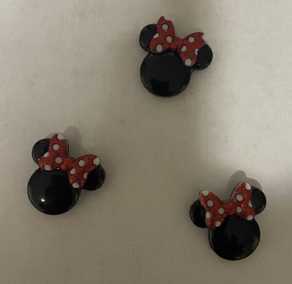 Minnie Mouse Ears Magnet - This is a magnet of Minnie Mouse Ears. #MinnieMouse