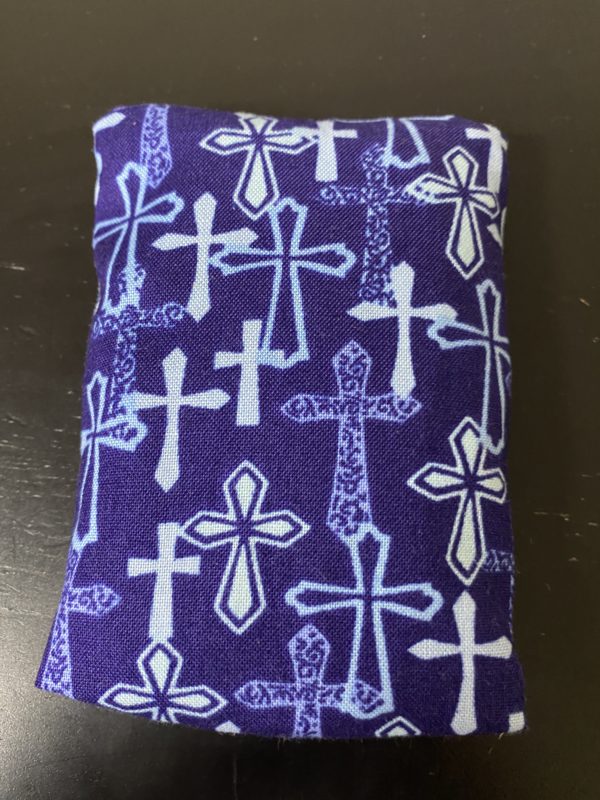 Blue Crosses Pocket Tissue Holder - A faith-based pocket tissue holder with crosses on it. #Cross #Crosses