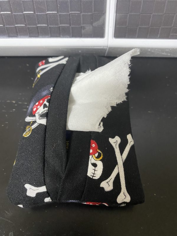 Pirate Pocket Tissue Holder - carry your pocket tissue in this Pirate Skulls and Cross Bones tissue holder. #Pirate #Pirates