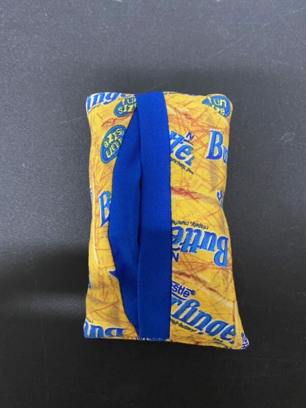 Butterfinger Pocket Tissue Holder - Let this Butterfinger hold your pocket tissues. #Butterfinger