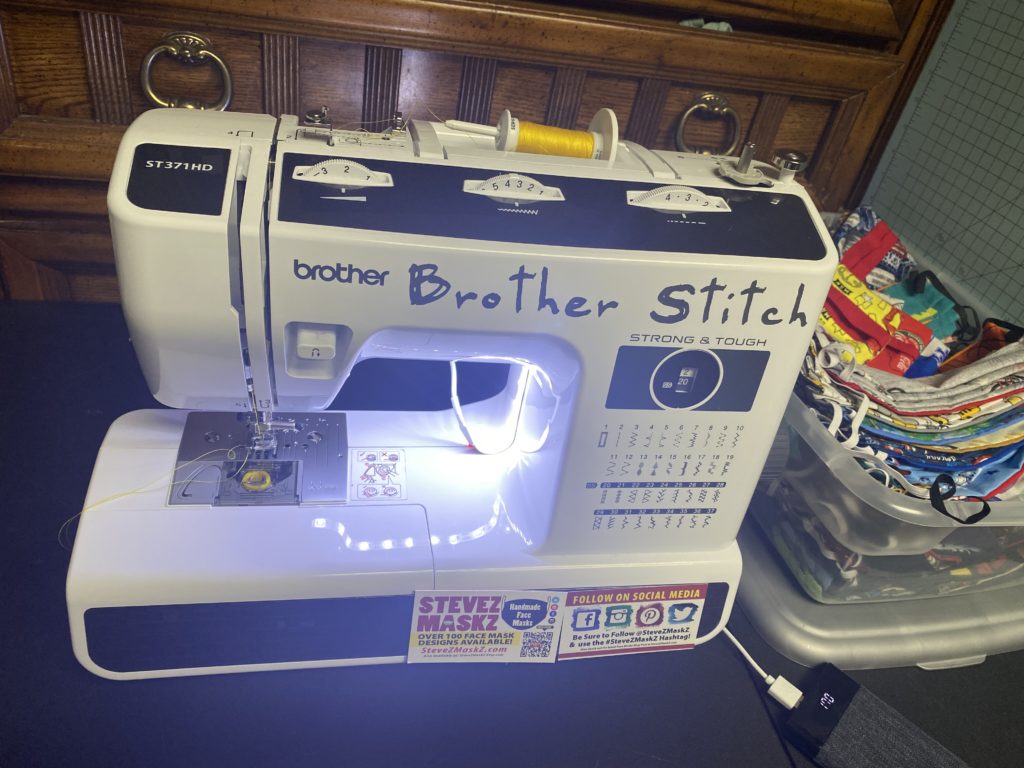 how to add a LED Strip to your sewing machine after