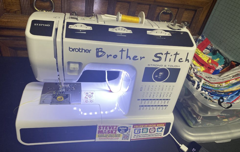 how to add a LED Strip to your sewing machine after