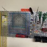 How to hang a Sewing Pegboard - DIY video and instructions on how to install a pegboard to hold your sewing equipment and tools. #pegboard