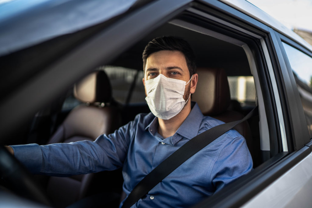 Slammed for wearing a face mask in car alone - There are plenty of reasons why a person in their car alone is wearing a face mask and there is no need to slam them.  (MetroCreative Image)