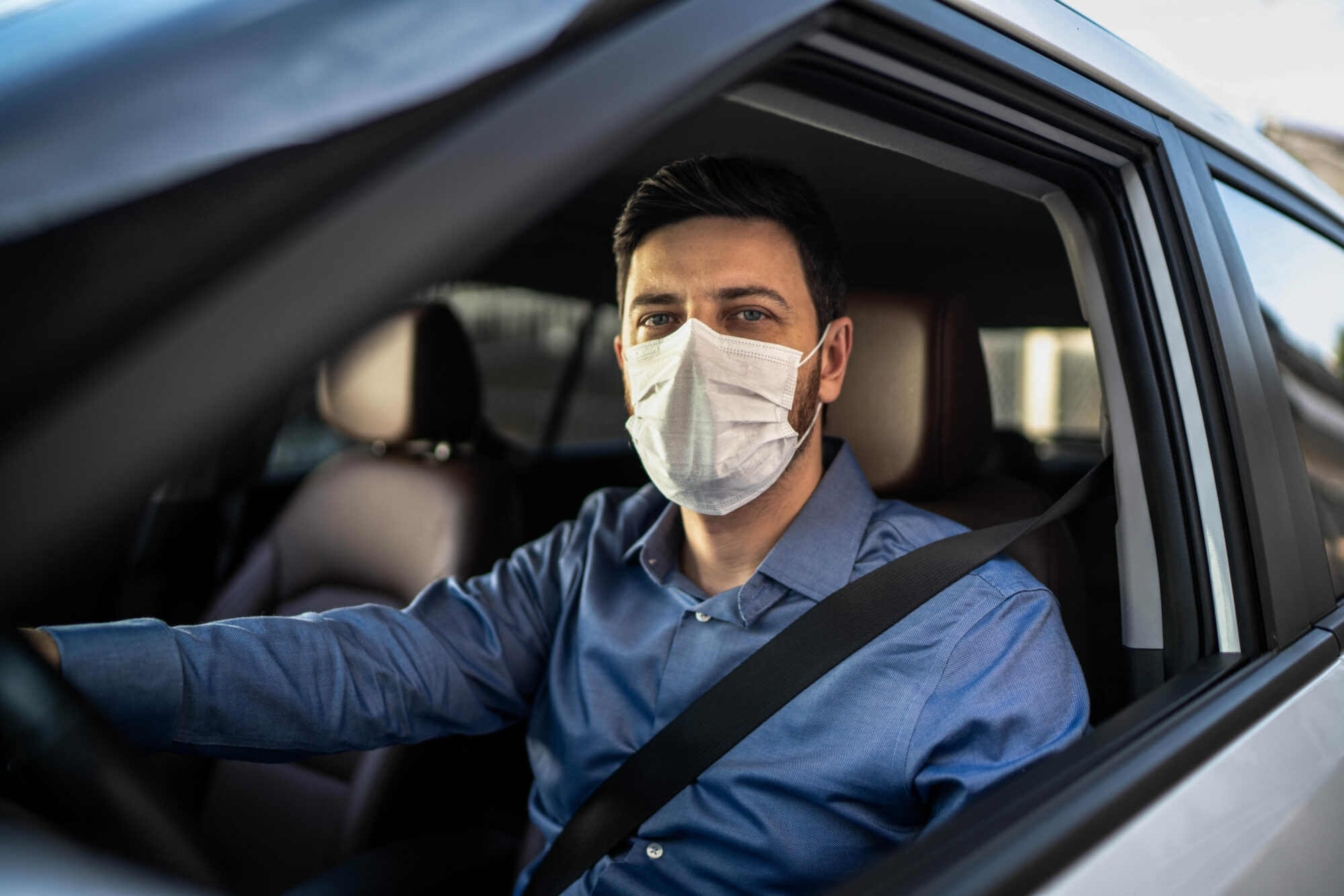 Slammed for wearing a face mask in car alone - There are plenty of reasons why a person in their car alone is wearing a face mask and there is no need to slam them. (MetroCreative Image)