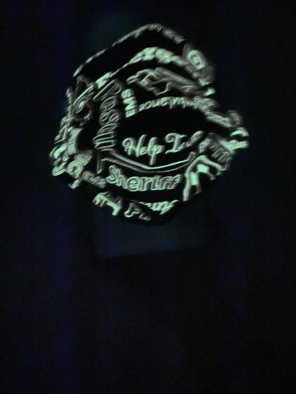 Glow-in-the-Dark Professional Rescuers Face Mask - this glowing mask has all kinds of professional rescuer jobs on it. #glowinthedark #police #fire #paramedic