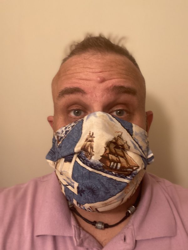 Ships of the Sea Face Mask - This is a great face mask for those who likes the ships you find at sea. #Ships #Sea