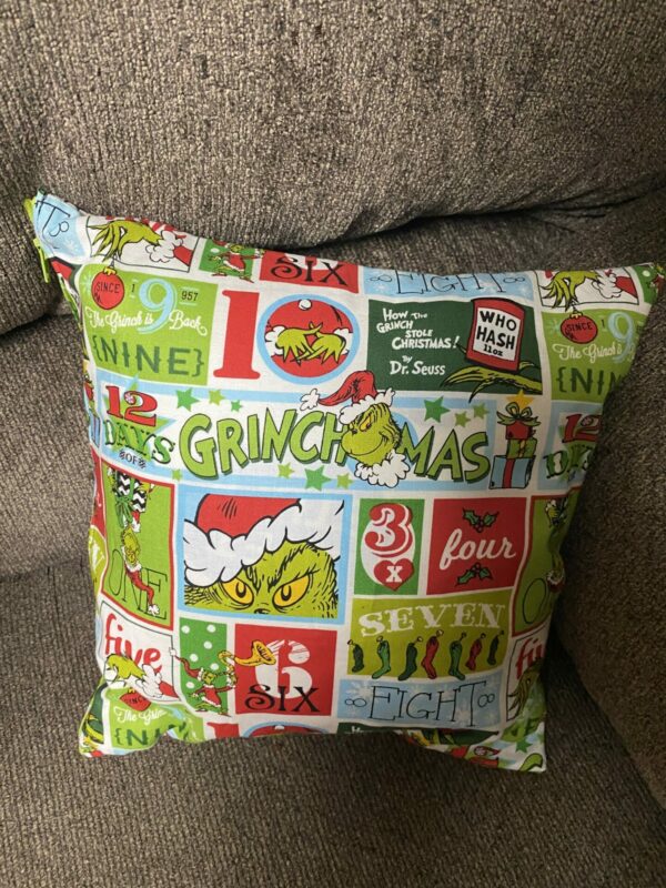Grinch Decorative Pillow