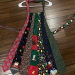 Necktie Apron - Here is an idea of using old neckties to make an apron out of it. #Apron #Necktie #Neckties #NecktieApron