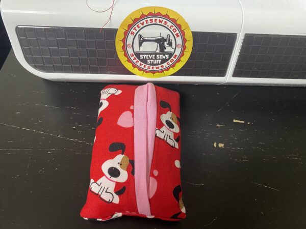 Dog Pocket Tissue Holder - Let this dog keep your tissues safe in your pocket. #Dog #Dogs