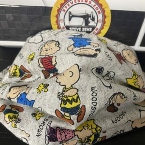 Peanuts Gang with Names Face Mask - this face mask features some of the Peanuts gang and their names on it. #Snoopy #Charliebrown #Woodstock and more