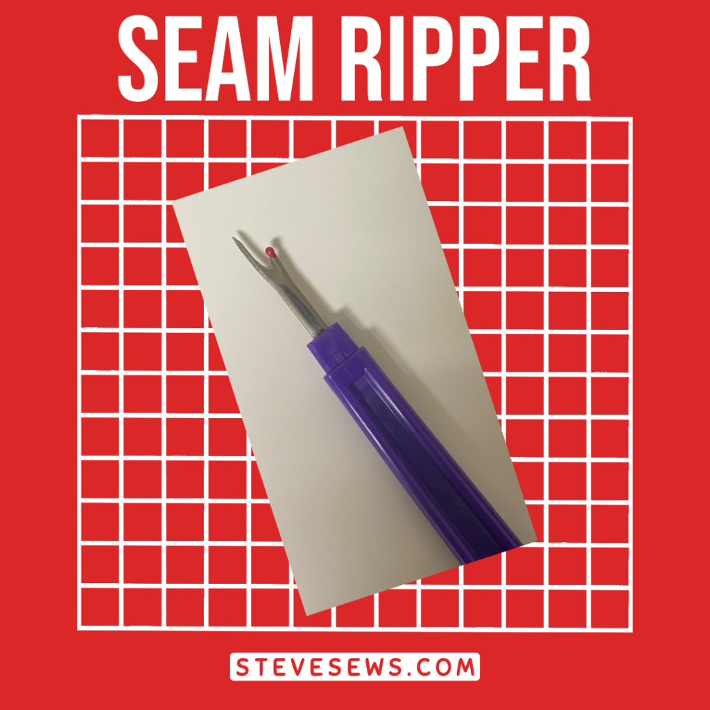 Seam ripper - a small tool used to undo sewed stitches. #seamripper 