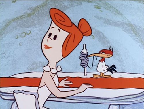 Flintstones Sewing in Cartoons - Tv cartoons with sewing in them. I share some cartoons that had sewing in them. 