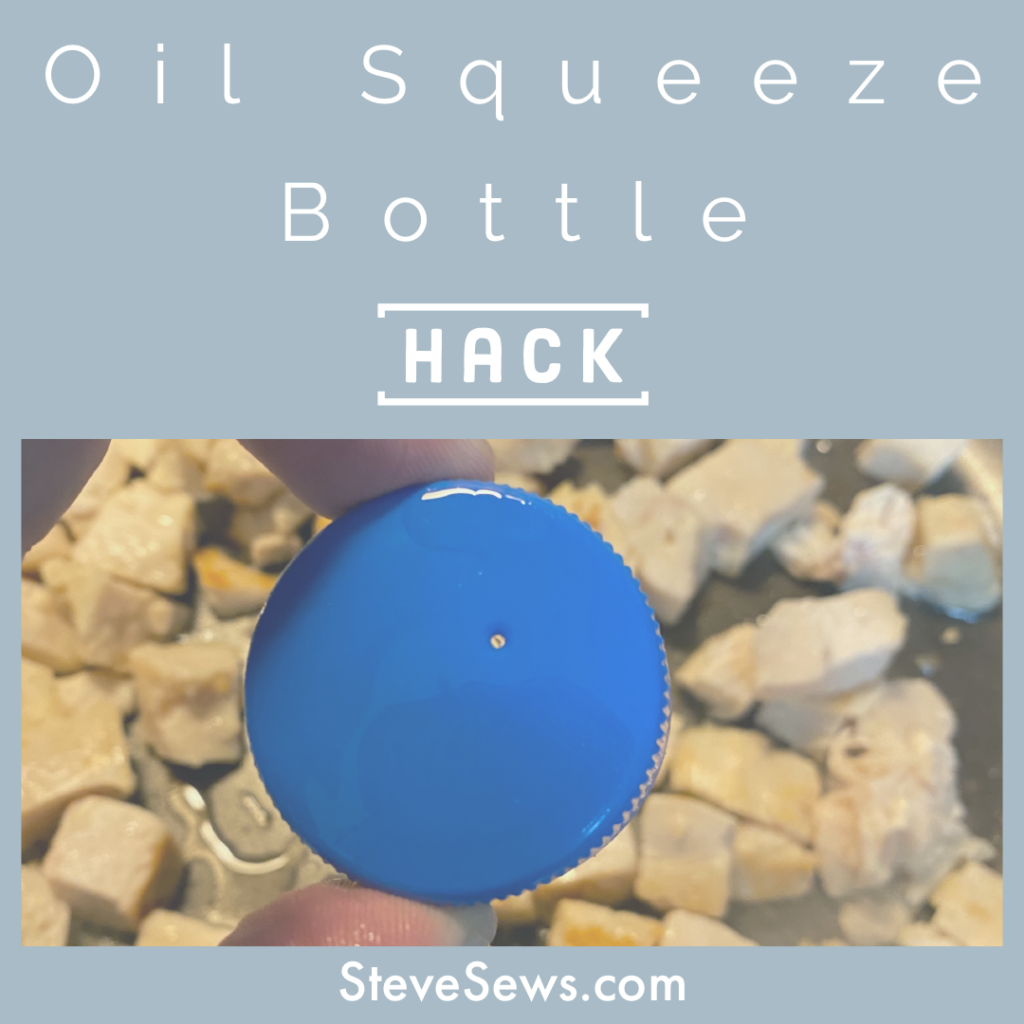 Oil Squeeze Bottle Hack with out buying a bottle and using the existing bottle and lid. #hack
