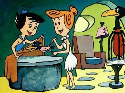 Flintstones Sewing in Cartoons - Tv cartoons with sewing in them. I share some cartoons that had sewing in them. 