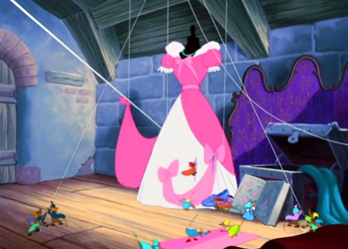 Cinderella Sewing in Cartoons - Tv cartoons with sewing in them. I share some cartoons that had sewing in them. 