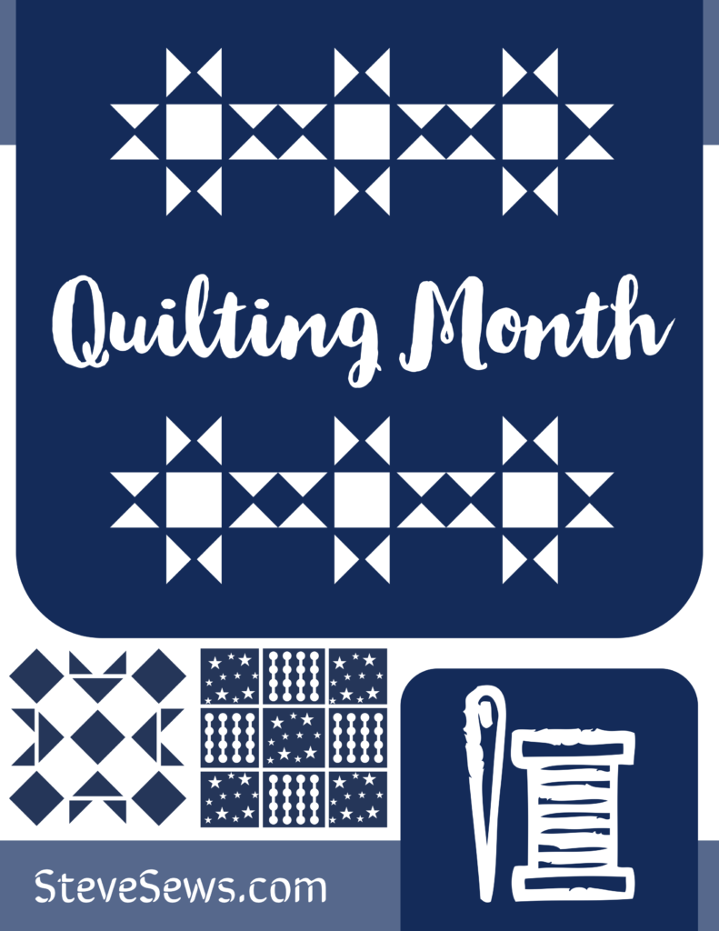 March is Quilting Month! #Quilt #QuiltingMonth A month to celebrate and honor quilts! 