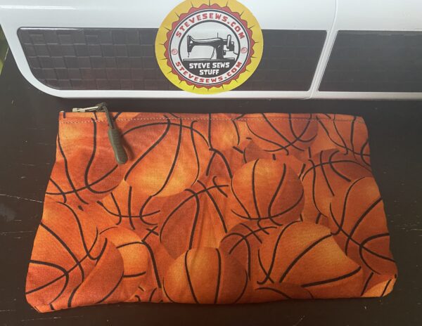 Basketball Zipper Pouch - a zipper pouch for that basketball fan or basketball player. #Basketball #Basketballlife