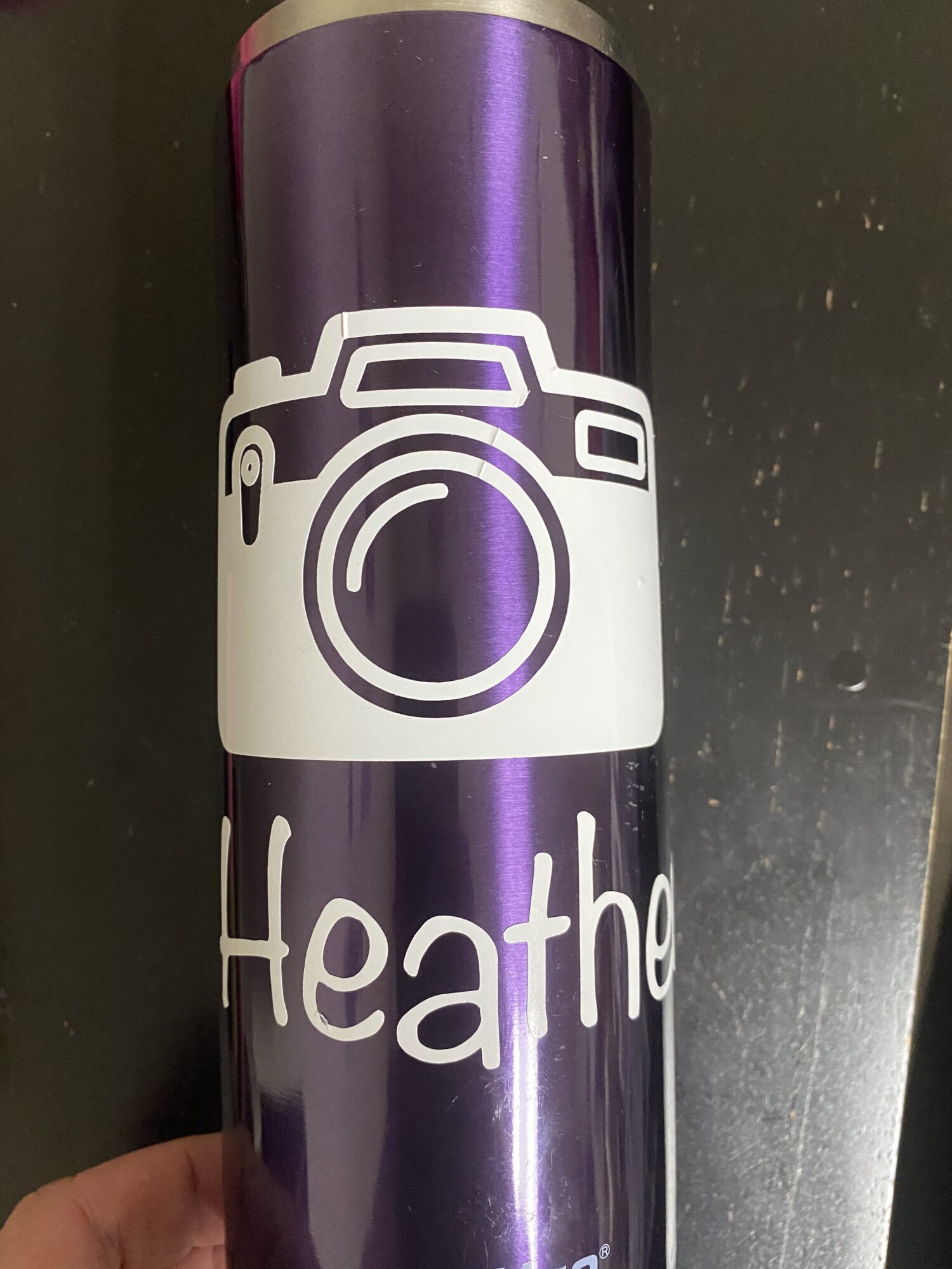 Heather’s camera vinyl 
