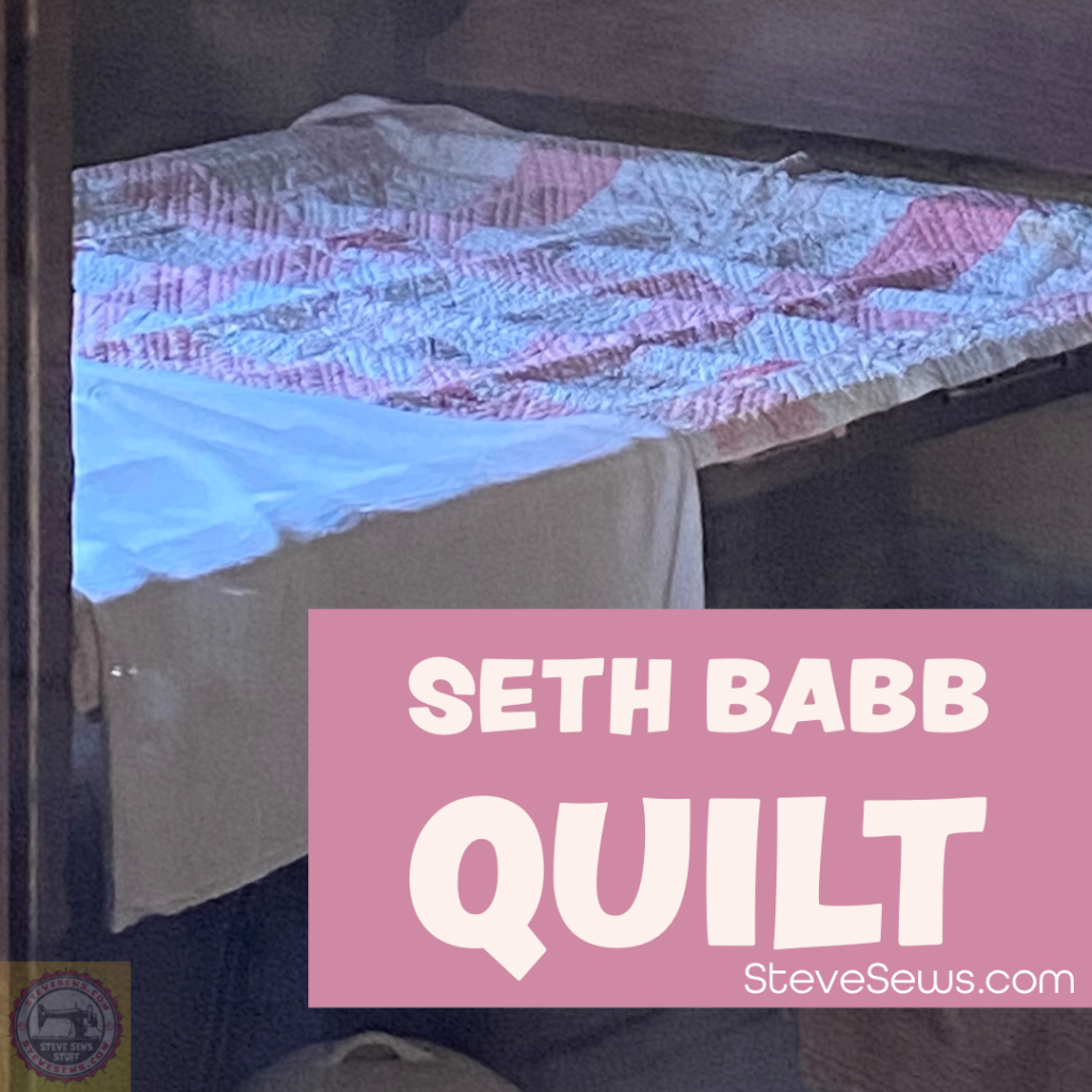 Seth Babb Quilt - This is a stop to see for those quilt lovers along the Downtown Greeneville Follow the Quilt Trail. #SethBabbQuilt #SethBabb #Quilt #QuiltTrail
