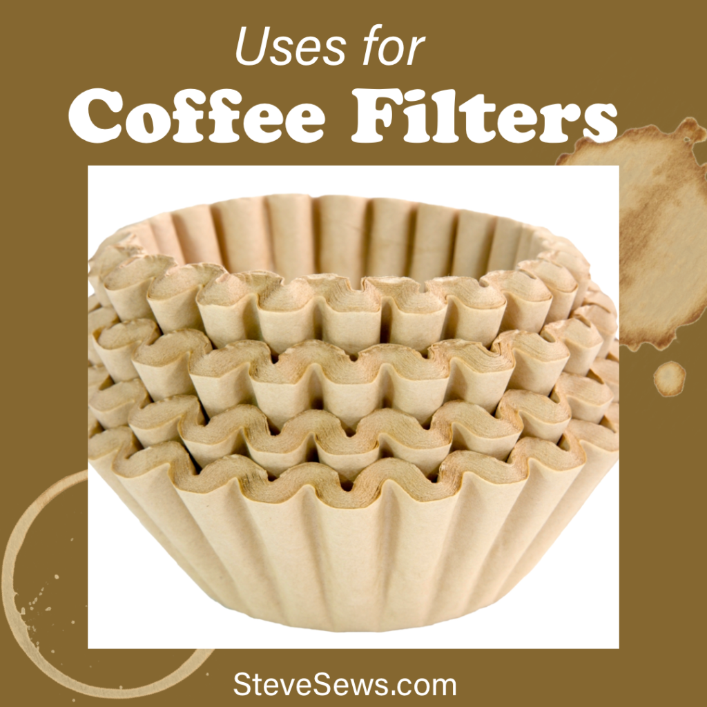 Uses for Coffee Filters other than brewing coffee, as they have plenty of other uses and usually cheap. #coffee #coffeefilter #coffeefilters