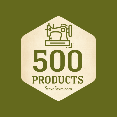 500 Products there has been 500 products published at Steve Sews. #500 #500Products