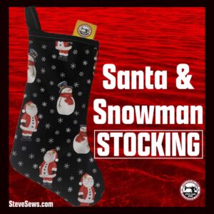 Santa & Snowmen Christmas Stocking