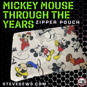 Mickey through the Years Zipper Pouch