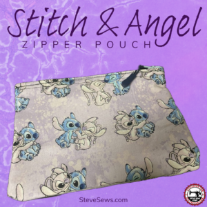 Stitch & Angel Zipper Pouch