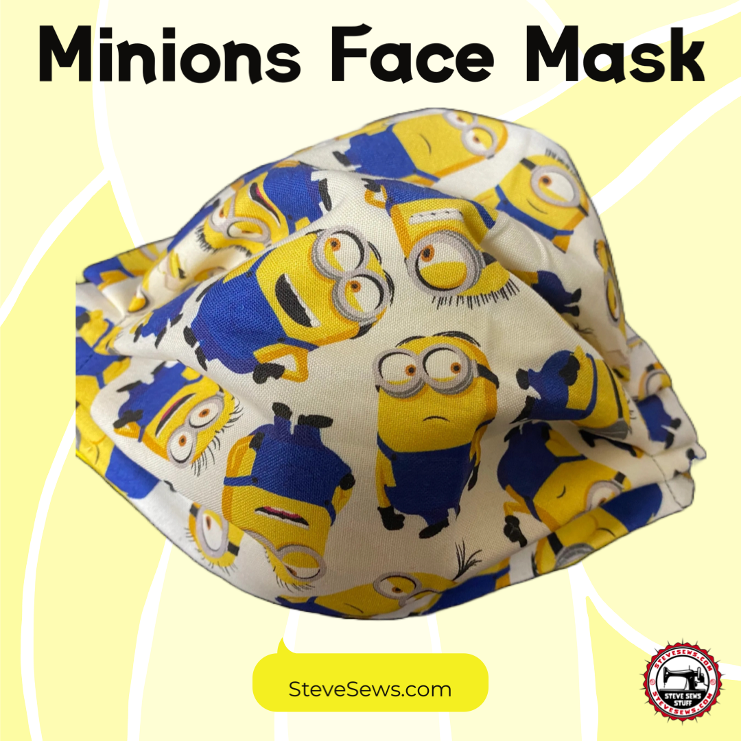 Knurre æg Henfald Minion Face Mask - Steve Sews Stuff