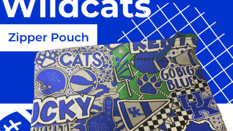 Kentucky Wildcats Zipper Pouch