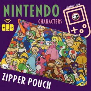 Nintendo Characters Zipper Pouch