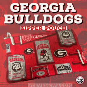 Georgia Bulldogs Zipper Pouch
